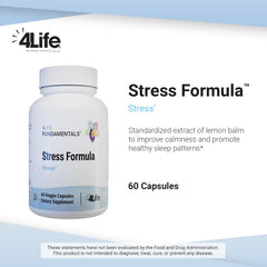 Capsules pour from bottle, suggesting easy daily relaxation