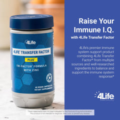 4Life Transfer Factor Plus colostrum and egg yolk extract close-up.