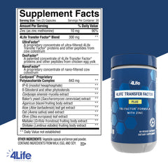 4Life Transfer Factor Plus veggie capsules for easy daily wellness.