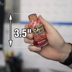 Compact 5-hour ENERGY cherry pocket bottle ready for quick energy anywhere.