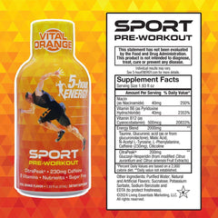 Citrapeak bottle pour showing fast energy during training.
