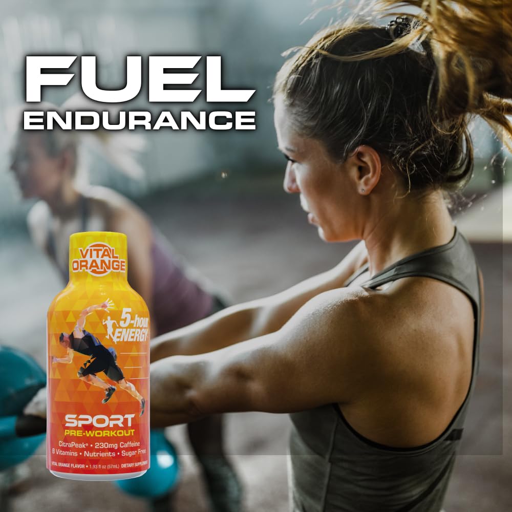 Sport Shot in gym bag for on-the-go energy and focus.