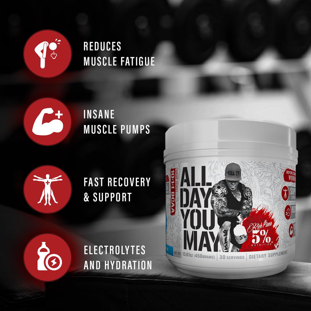 Nutrition facts panel on ADYM BCAA highlighting amino acids and electrolytes