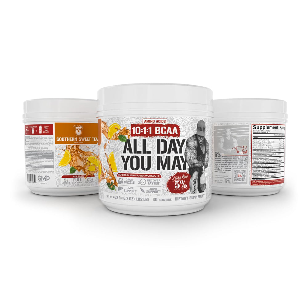Southern Sweet Tea flavor label on ADYM bottle for intra-workout refreshment