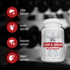 5% Nutrition Rich Piana Liver Defender capsules for easy daily liver support
