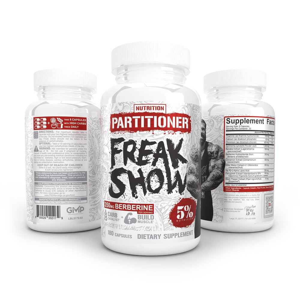 Morning workout setup with Freak Show suggests support for carb-rich sessions.