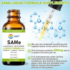 7c Sam-e liquid active-form label shows 200 mg per ml potency
