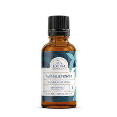 7th Manna Muscle Rub bottle pour shows quick-absorbing, non-greasy relief for joints and muscles