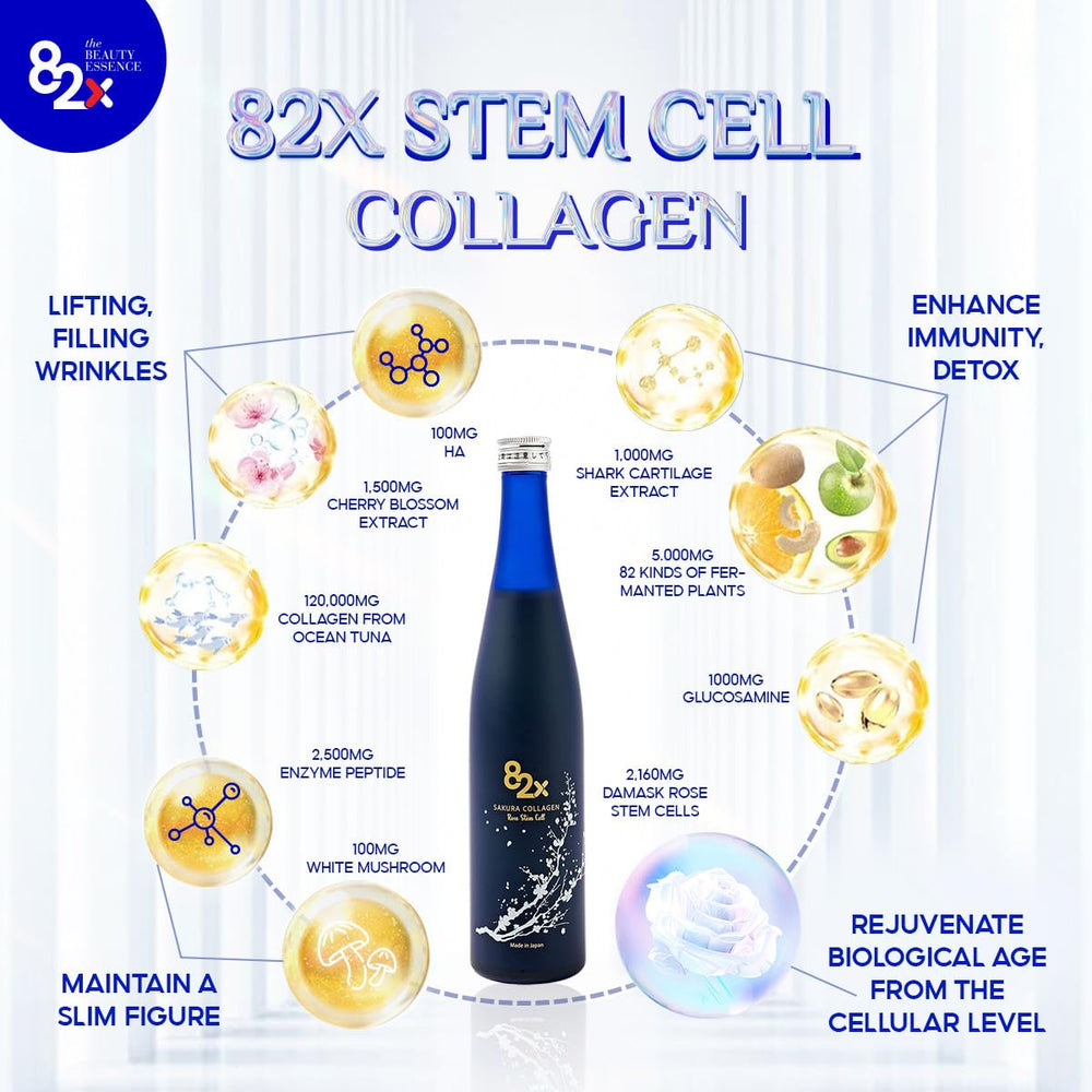 Damascena rose stem cell extract in 82X blend