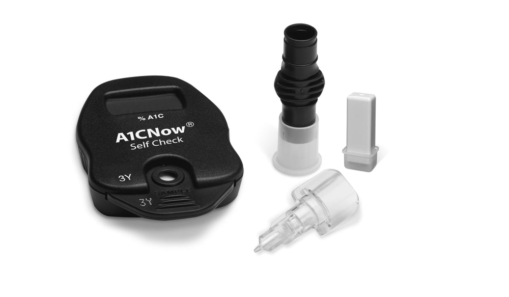 A1CNow SelfCheck fingerstick sample quick testing with 5 μL