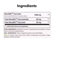 A1Vitality NovaSOL turmeric packaging on display communicates quality.