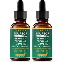 Aacnre QIZFYZZ liquid drops bottle for daily immune support and wellness.