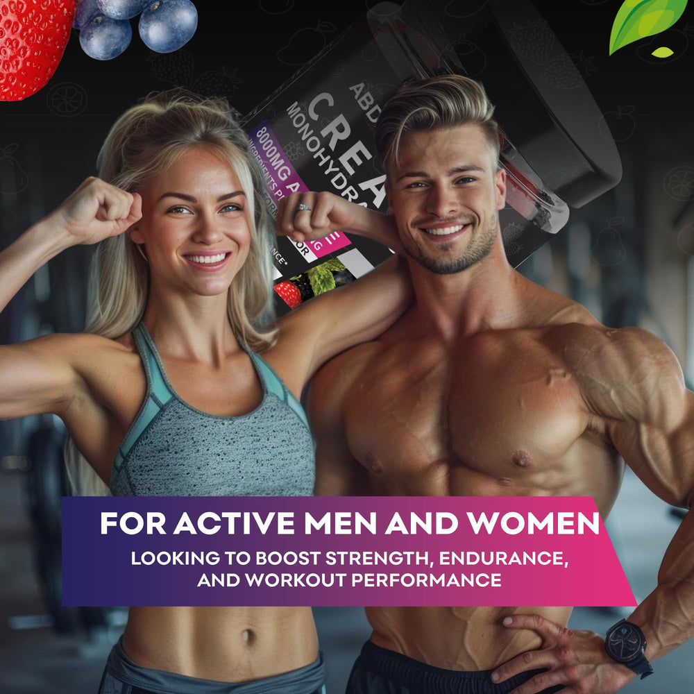 On-the-go ABDALI NATURAL Creatine Gummies pack fits in a gym bag.