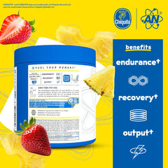 ABE AN Performance bottle with scoop illustrating zero sugar hydration option for workouts.