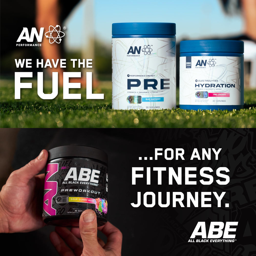 ABE Pump workout-action conveys intense focus during training.