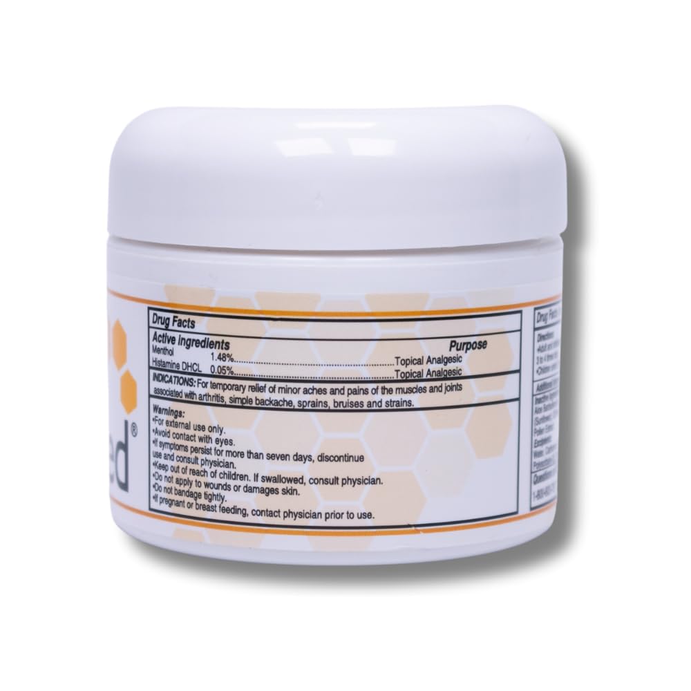 ABEE MED abeemed knee relief cream on knee muscles.