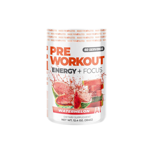 About Time Pre Workout Watermelon bottle delivers jitter-free energy