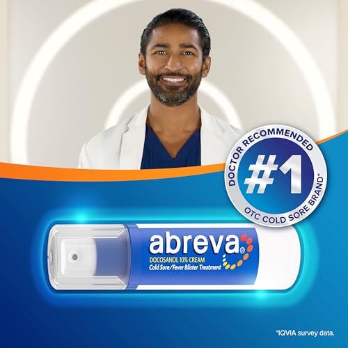 Abreva first-sign use tip image showing timing strategy