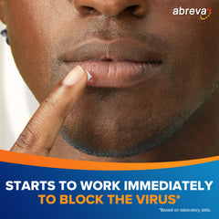 Abreva two-tubes travel-packaging ready for outbreaks anywhere.