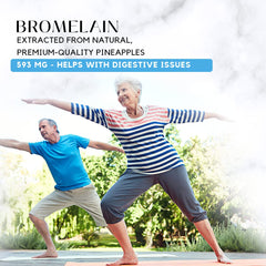 Absonutrix Bromelain made in USA label emphasizes domestic production.