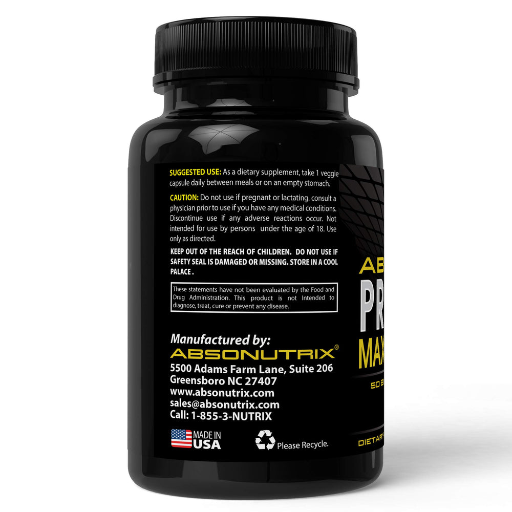 Absonutrix probiotic bottle pouring capsules for daily use