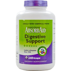 AbsorbAid bottle with 240 capsules supports daily wellness.