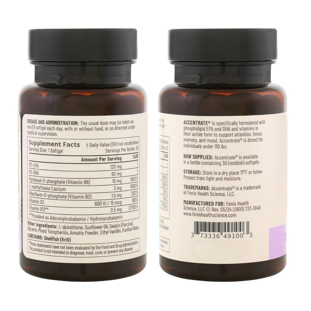 Accentrate morning routine with brain supplement, smooth daily use.