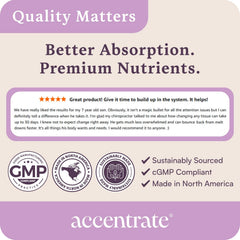 Accentrate vitamin D for kids, supporting daily mood balance.