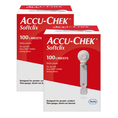 Accu-Chek Softclix lancets two-month supply for easy at-home testing.