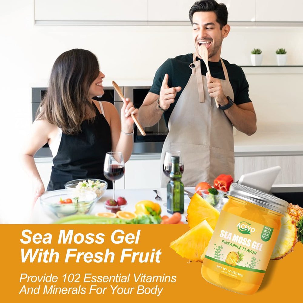 ACEYO gluten-free, non-GMO seal signaling safety and quality.