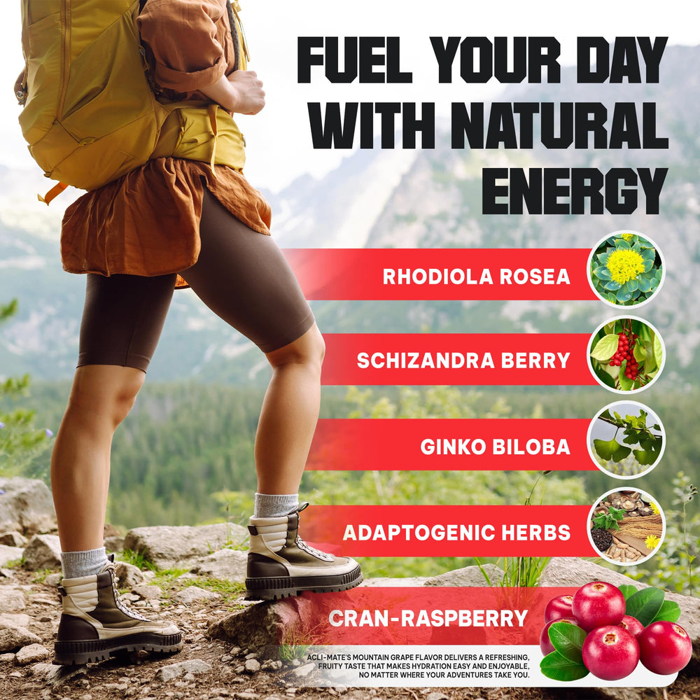 Acli-Mate hydration and energy drink helps maintain performance on the move.