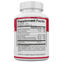 Acnetame daily dosage tablet held in hand indicating simple, repeatable regimen.