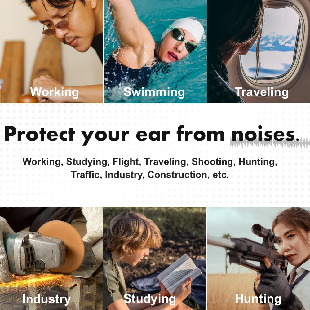 Acousdea ear plugs are BPA-free and USP Class VI tested for safety.