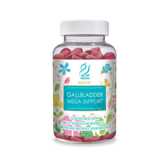 ACTIF Gallbladder Mega Support gummies bottle with strawberry flavor supporting bile flow