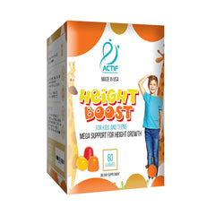 ACTIF Height Boost daily routine scene with teens taking gummies