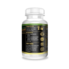 Actif Organic Noni bottle side view highlighting non-GMO and gluten-free claims