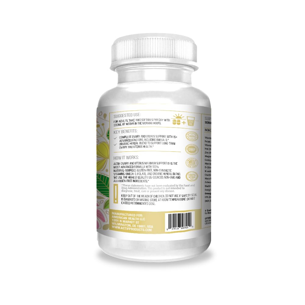 ACTIF capsules close-up shows full-spectrum formula for absorption.