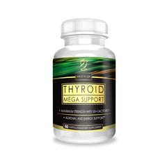 ACTIF Thyroid Mega Support bottle with packaging to emphasize non-GMO and gluten-free