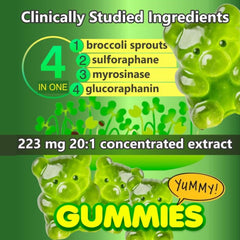 ACTIV PLUS broccoli sprouts extract ingredient shot highlighting potency for daily use