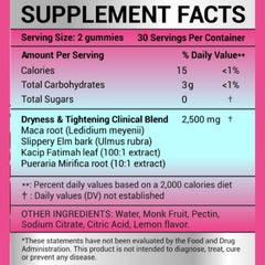 ACTIV PLUS vaginal dryness gummies close-up showcasing cocoa strawberry flavor for easy daily use
