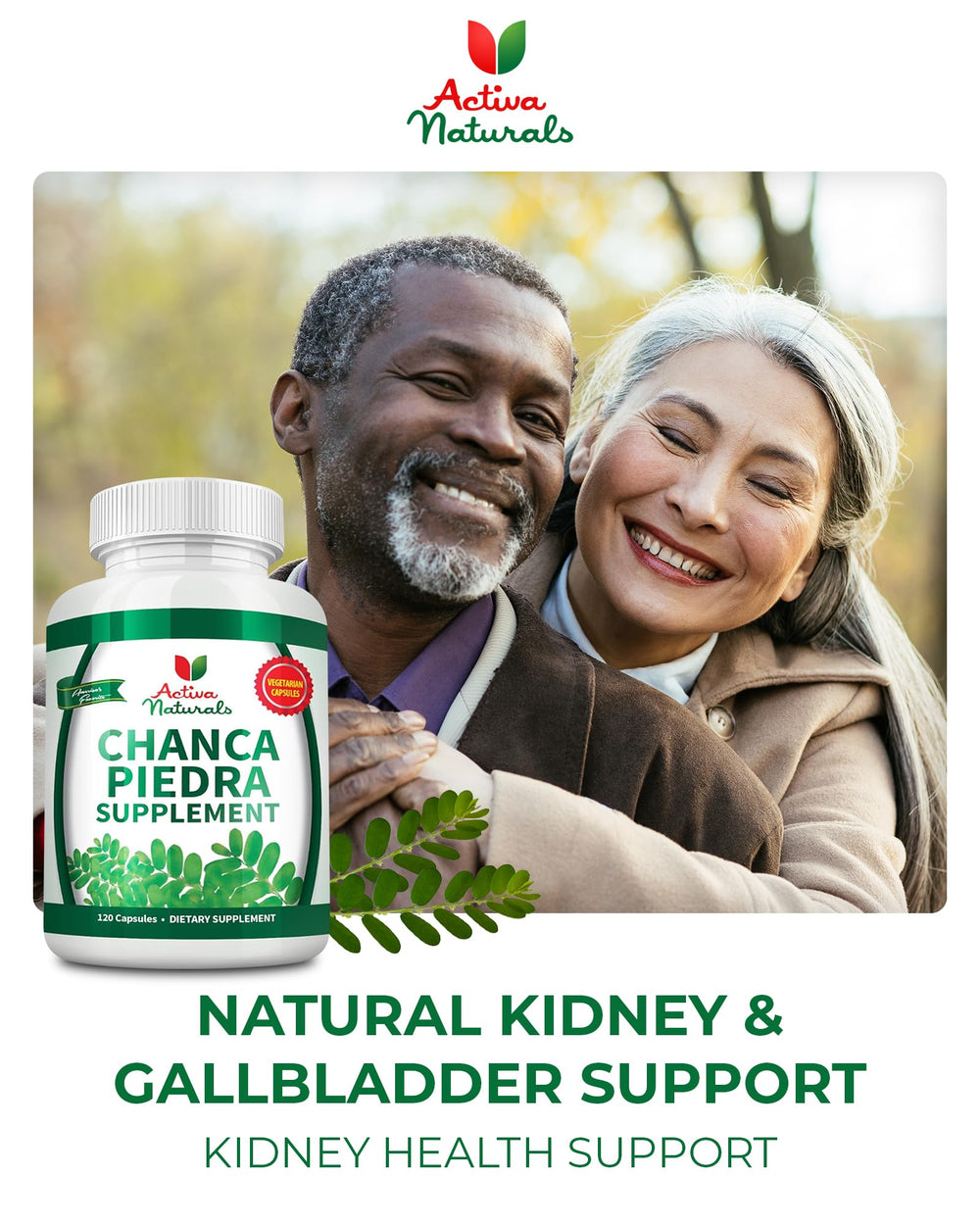Activa Naturals capsules close-up with herb extract label