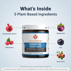 ActivatedYou Essential Skin Food 3-pack box emphasizing convenient daily routine.