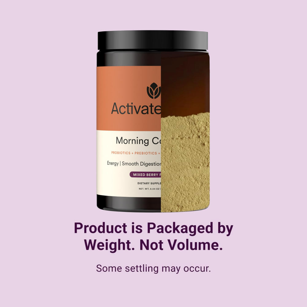 Antioxidant blend label on ActivatedYou Morning Complete bottle