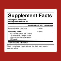 Close-up of ActivatedYou Total Bio Reset capsules highlighting digestive support.
