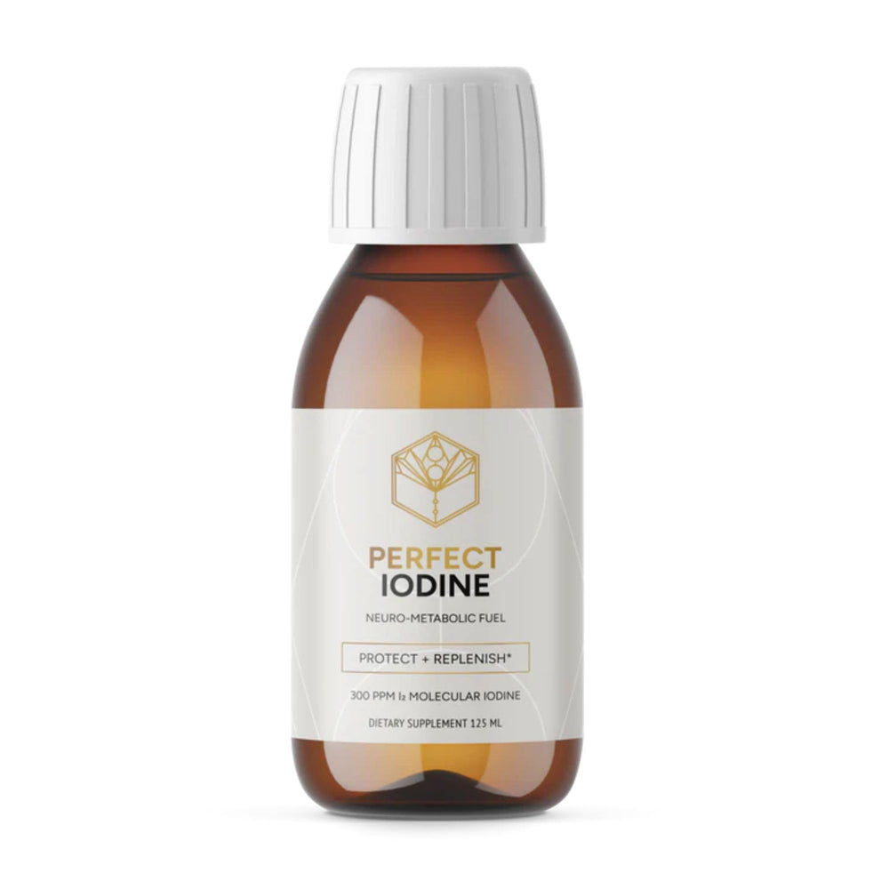 Activation Perfect Iodine bottle with easy-dose pour for thyroid support.