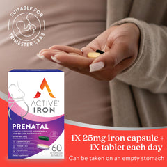 Active Iron Prenatal packaging box, all-in-one prenatal solution