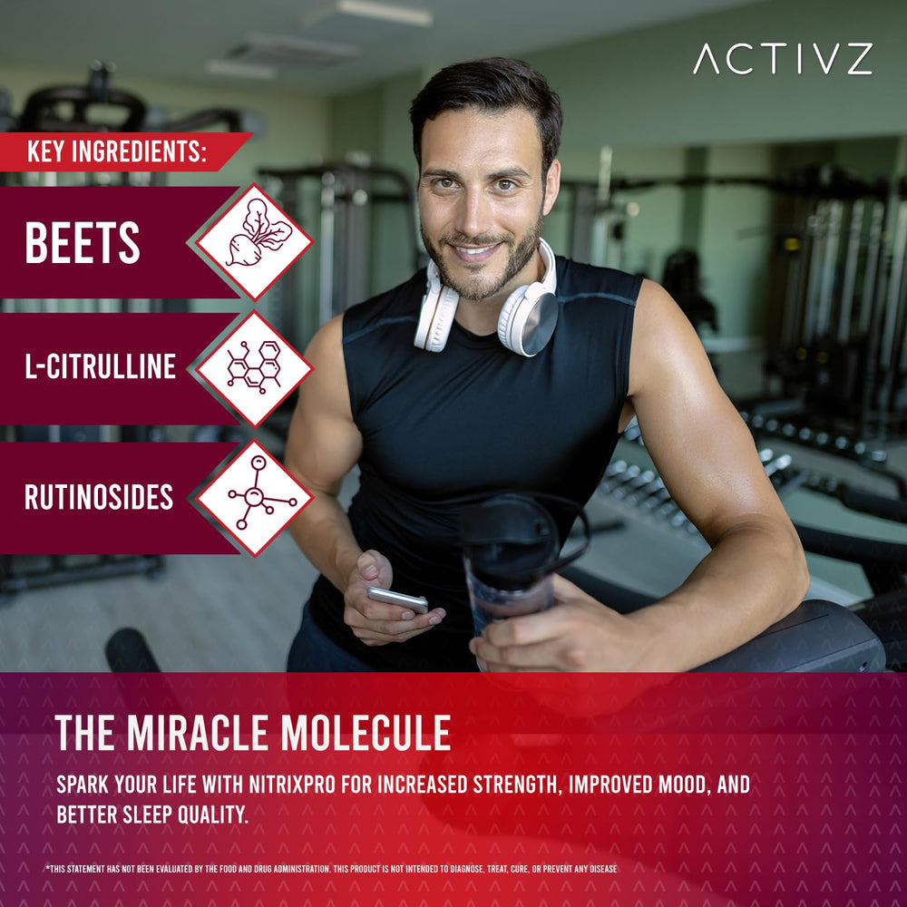 ACTIVZ NitroxPro beet ingredient close-up highlighting natural flavor.