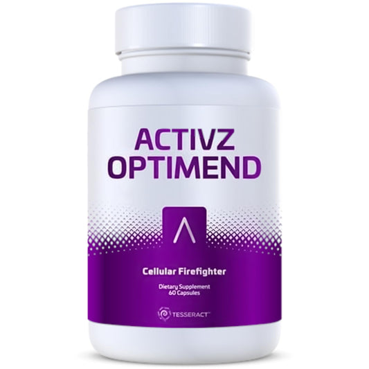 ACTIVZ Optimend bottle front shows branding and easy daily use for joint comfort