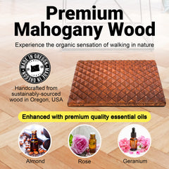 ACUWISE marma mat patented curved design for ergonomic alignment and stimulation