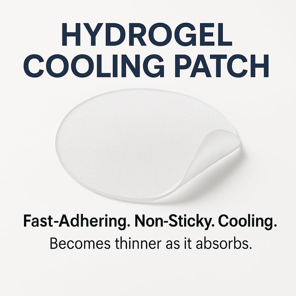 AD SOLUTION ATO Fast Calming hydrogel close-up demonstrates soothing gel layer.
